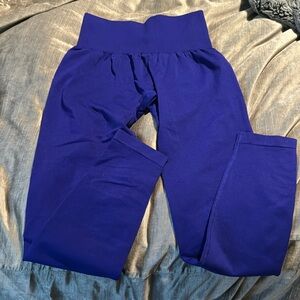 NVGTN Cobalt solid seamless leggings